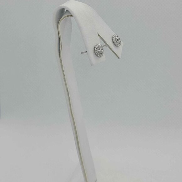 Delicate Sterling Silver 925 Small Circle Stud Earrings – Minimalist Style - Picture 2 of 4